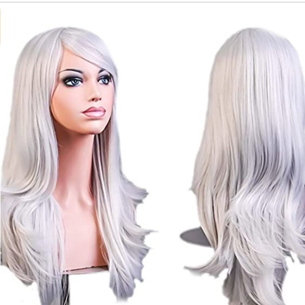 28" Women's Hair Wig New Fashion Woman's Long Big Wavy Hair Heat Resistant Wig